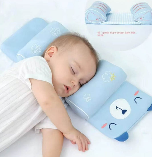 Baby Head Shaping Pillow - Newborn and Infant Pillows For Flat Head, Comfort Sleep Pillows For Kids